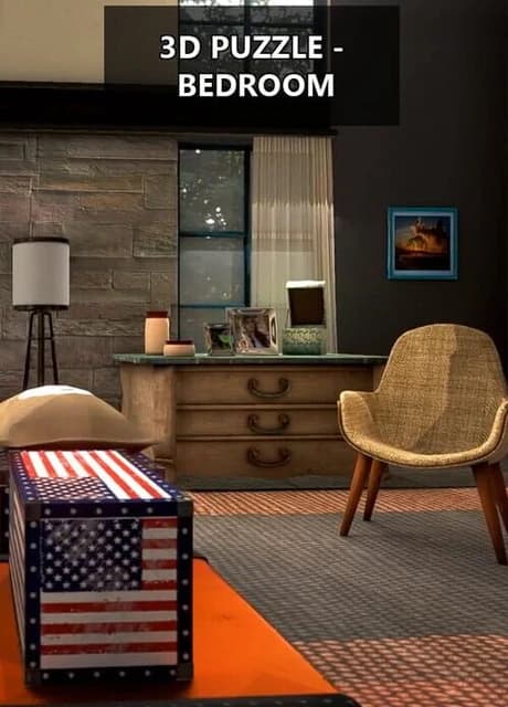 3D Puzzle: Bedroom