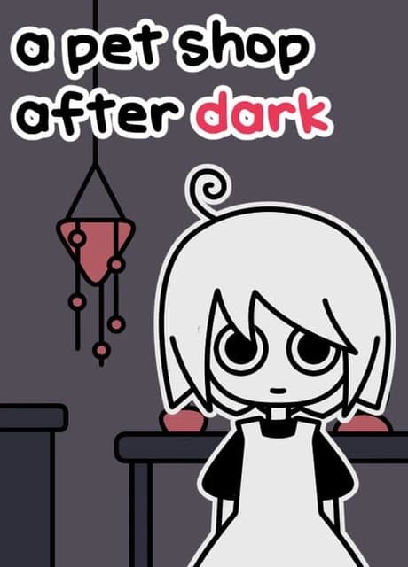 A pet shop after dark