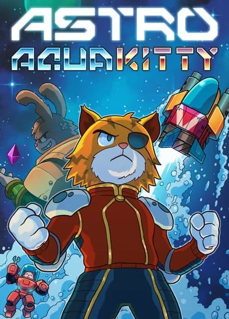 Astro Aqua Kitty
