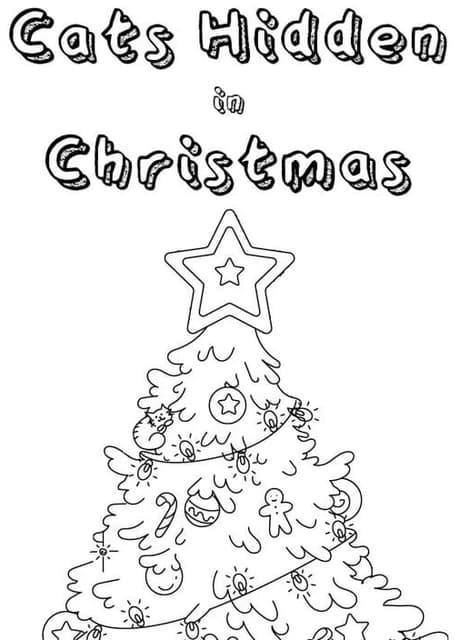 Cats Hidden in Christmas