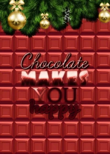 Chocolate makes you happy: New Year
