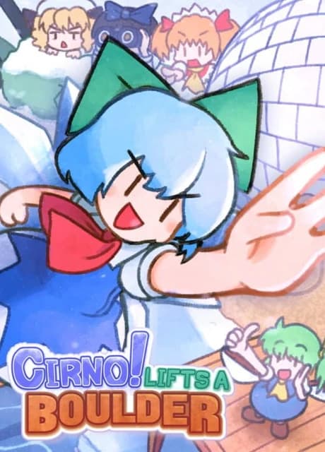 Cirno! Lifts a Boulder
