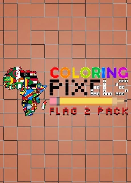 Coloring Pixels: Flag 2 Pack