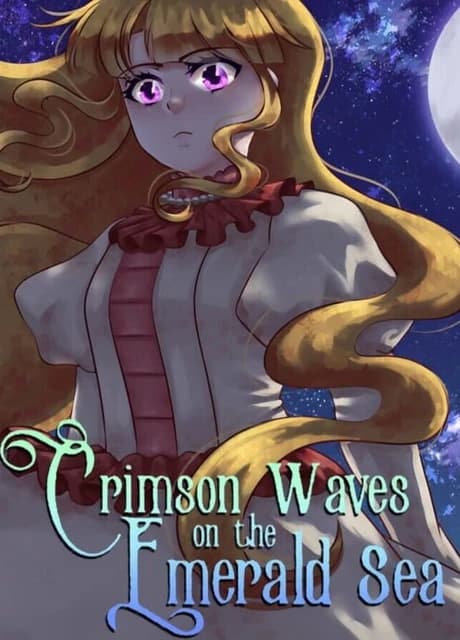 Crimson Waves on the Emerald Sea