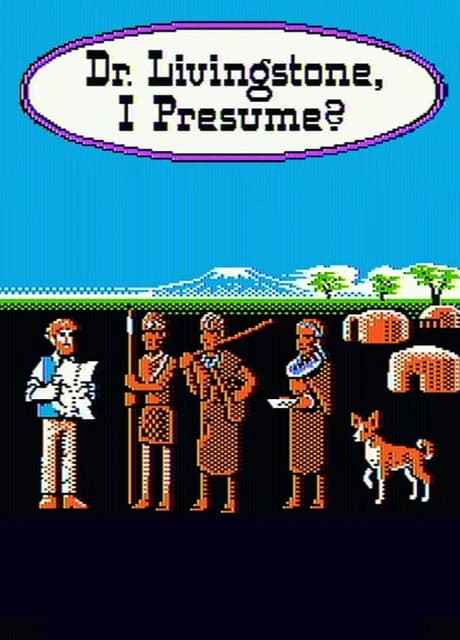 Dr. Livingstone, I Presume?