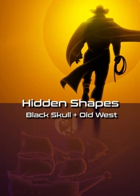 Hidden Shapes: Black Skull + Old West