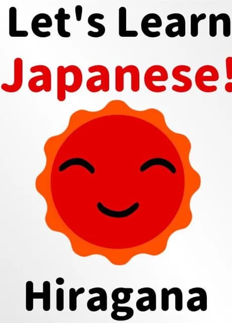Let's Learn Japanese! Hiragana