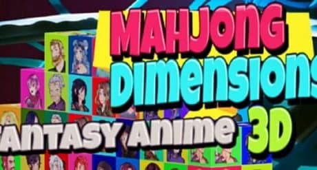 Mahjong Dimensions 3D: Fantasy Anime