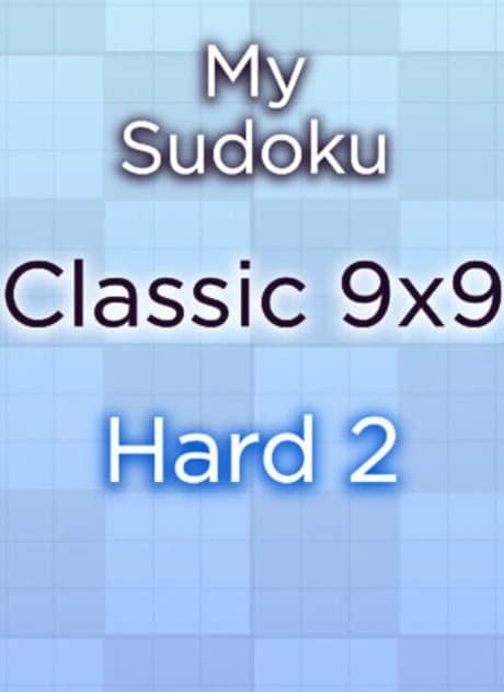 My Sudoku: Classic 9x9 Hard 2
