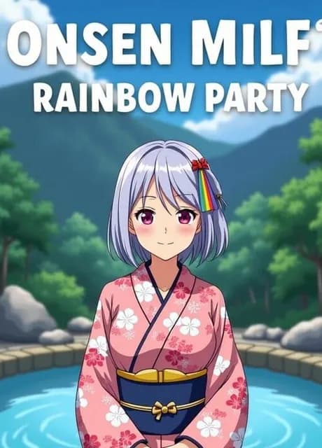 Onsen MILF Rainbow Party