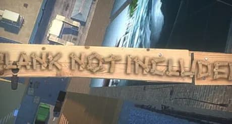 Plank not included