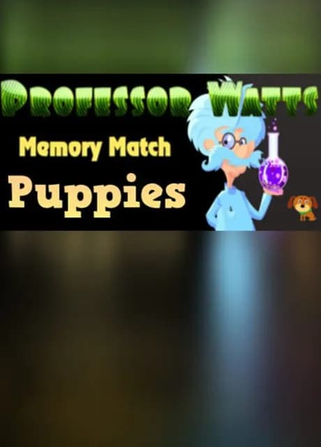 Professor Watts Memory Match: Puppies