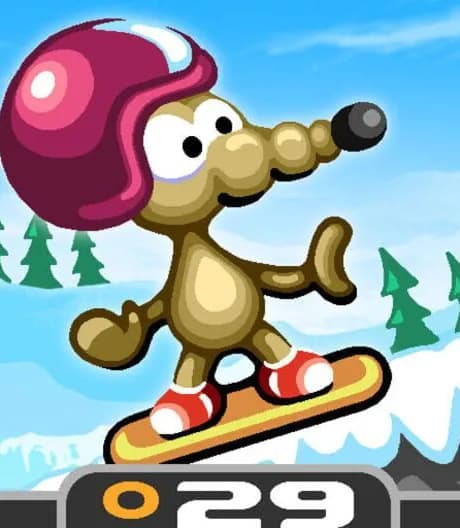 Rat on a Snowboard