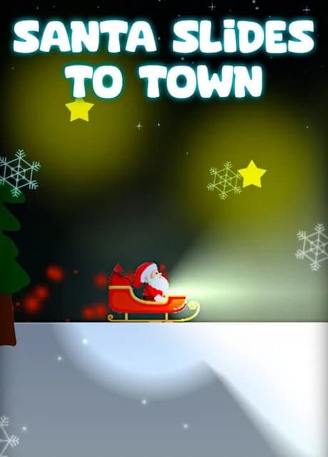 Santa Slides to Town