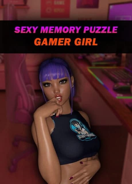 Sexy Memory Puzzle: Gamer Girl