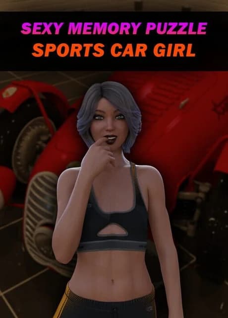 Sexy Memory Puzzle: Sports Car Girl