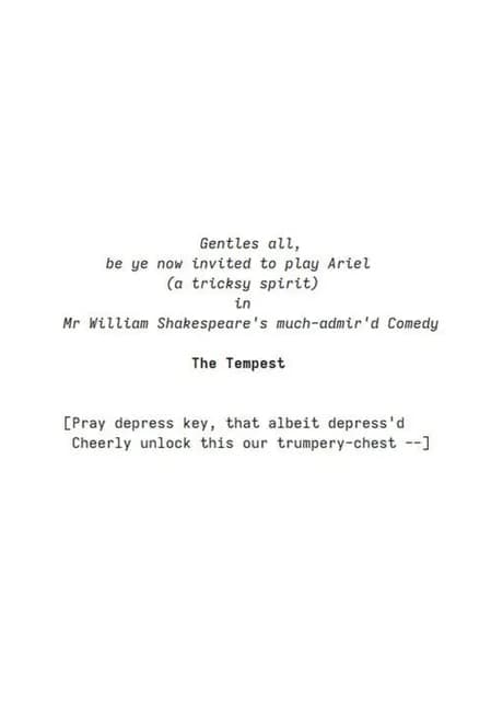 The Tempest