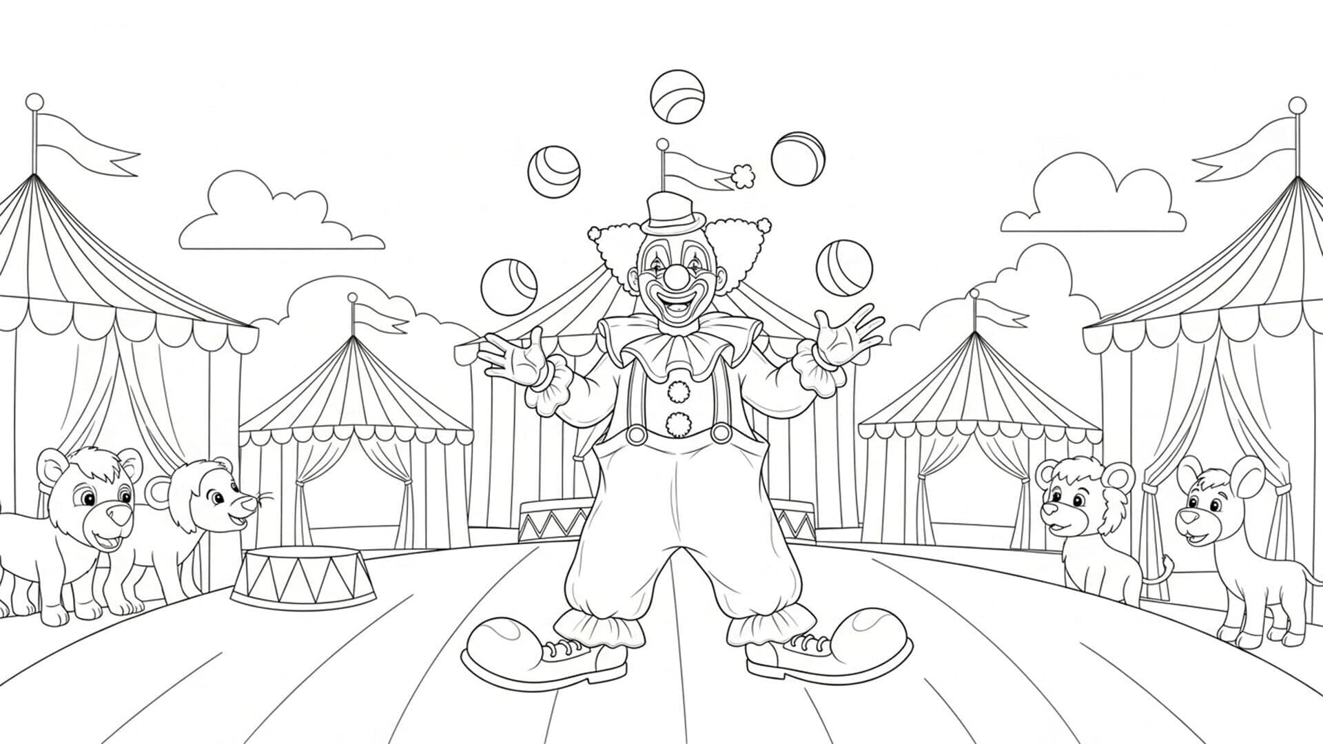 100 Cats Lost in Circus Escape screenshot 1