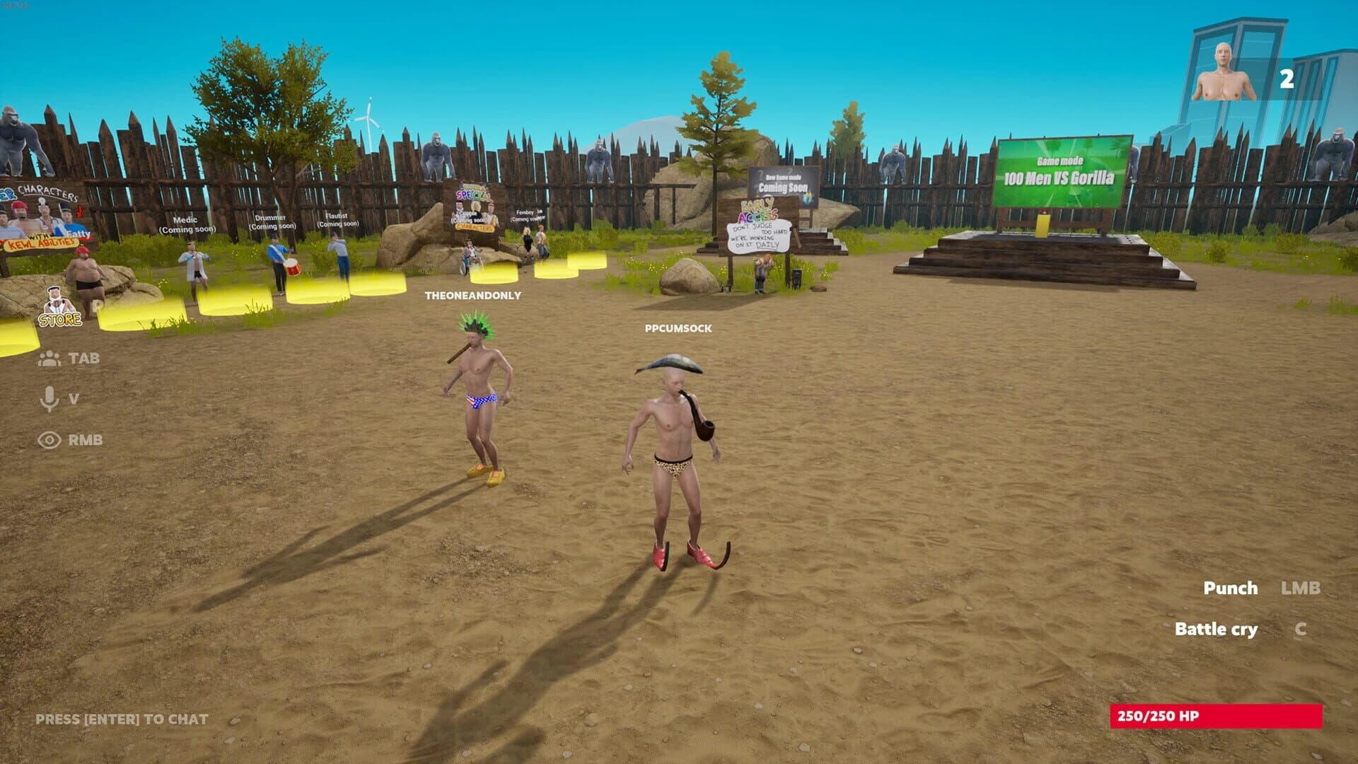 100 Men vs 1 Gorilla screenshot 4