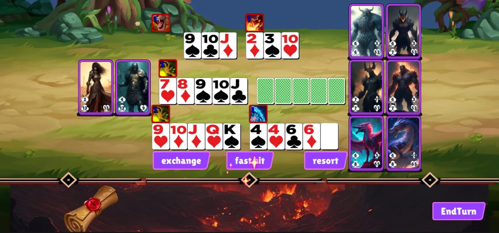 13 Playing Cards of Demon screenshot 3