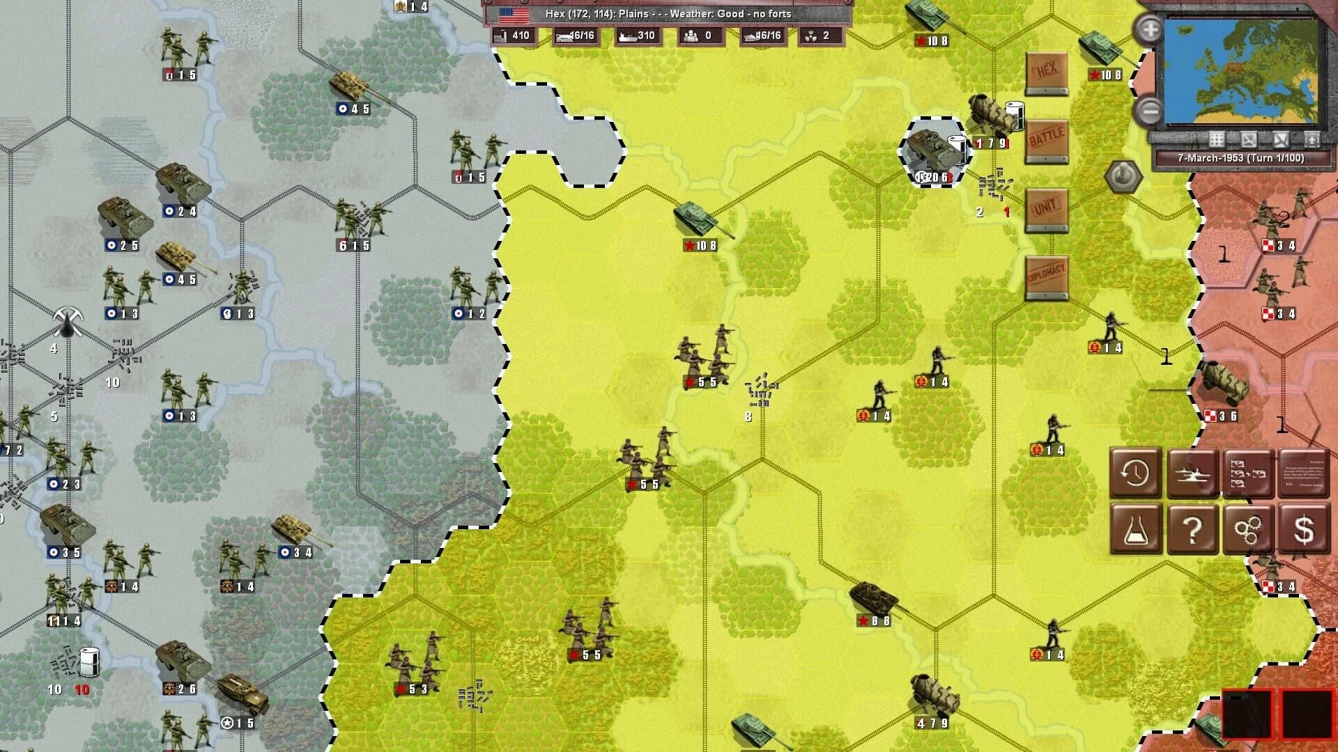 1953: NATO vs Warsaw Pact screenshot 4