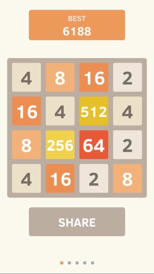 2048 screenshot 2