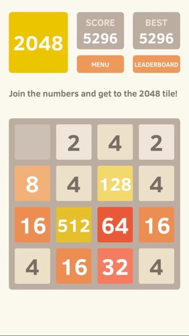 2048 screenshot 3