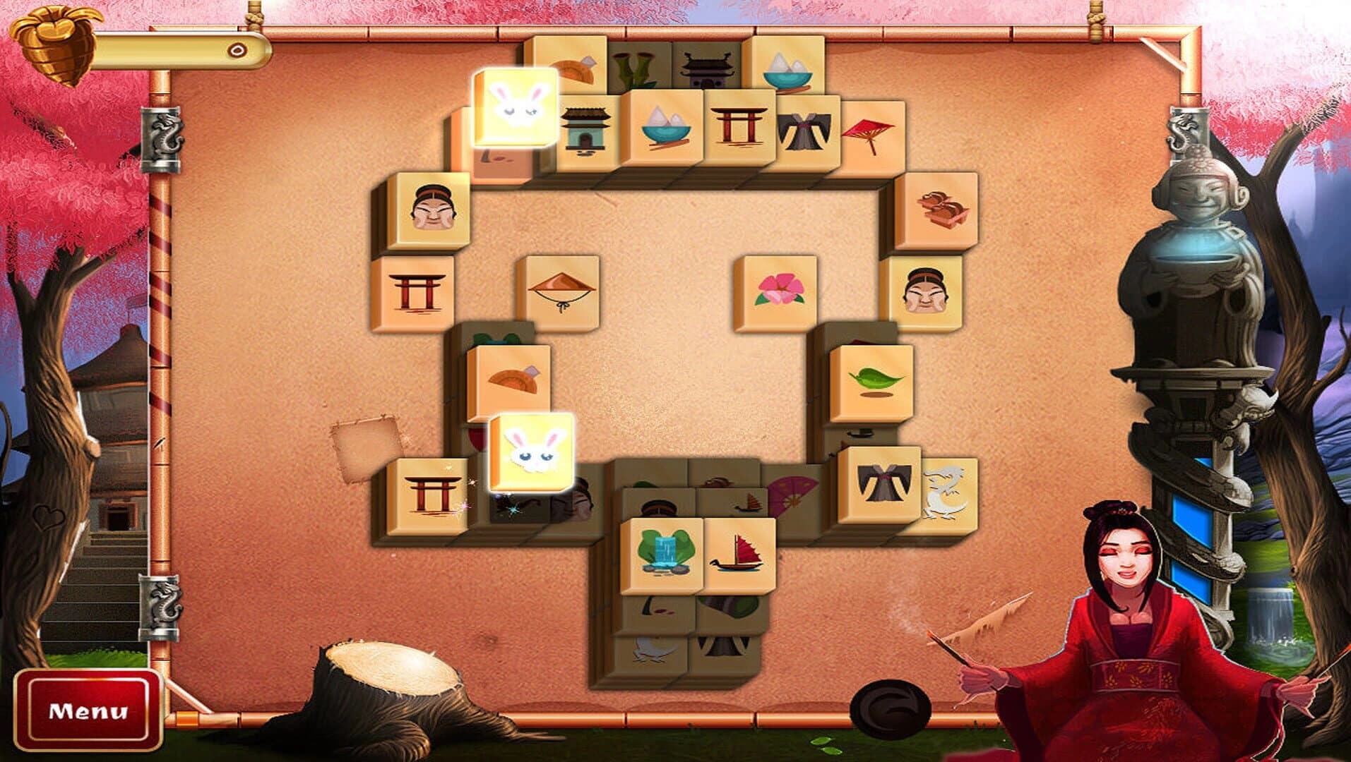 2D Mahjong Temple screenshot 4