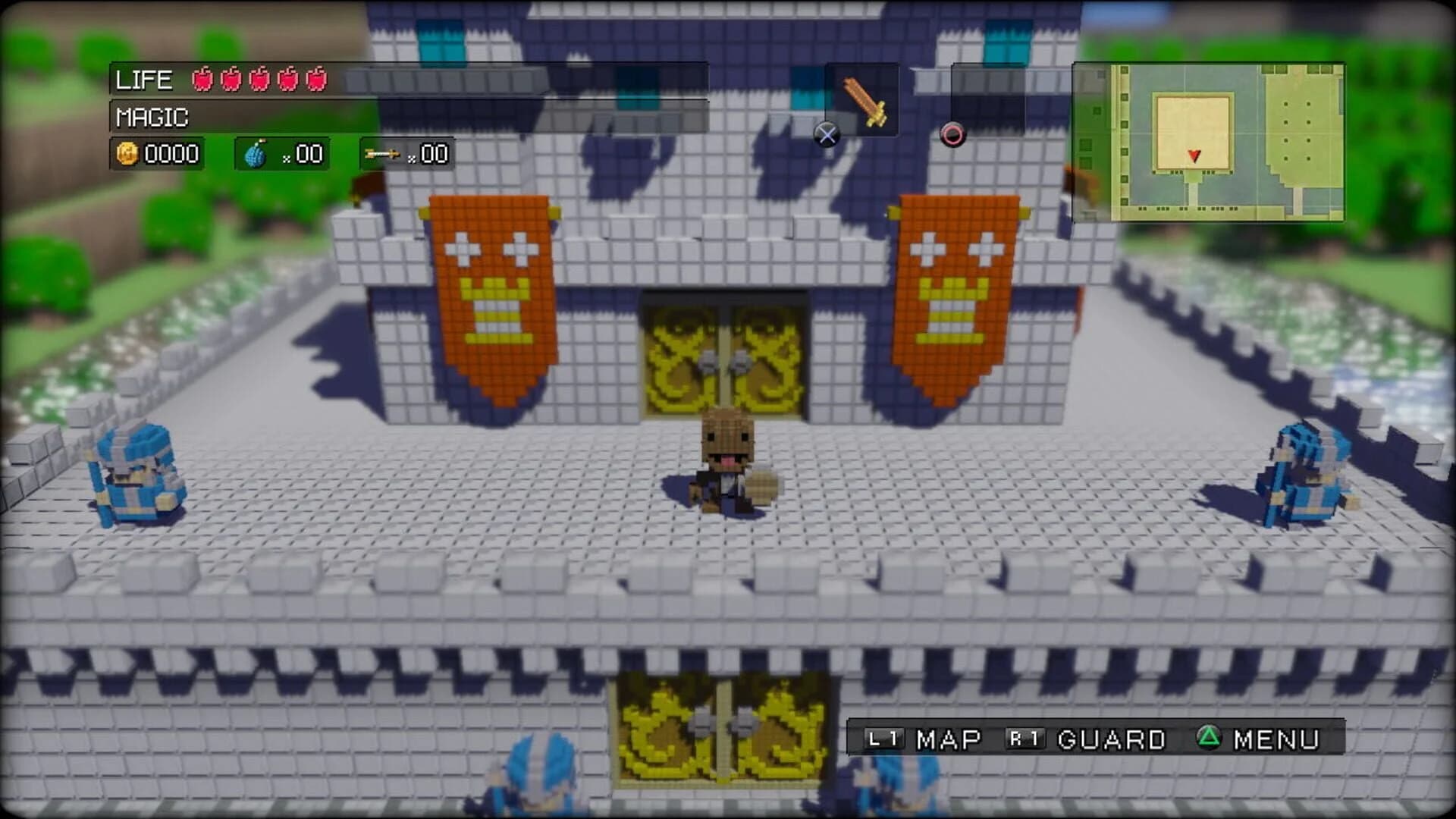 3D Dot Game Heroes screenshot 1