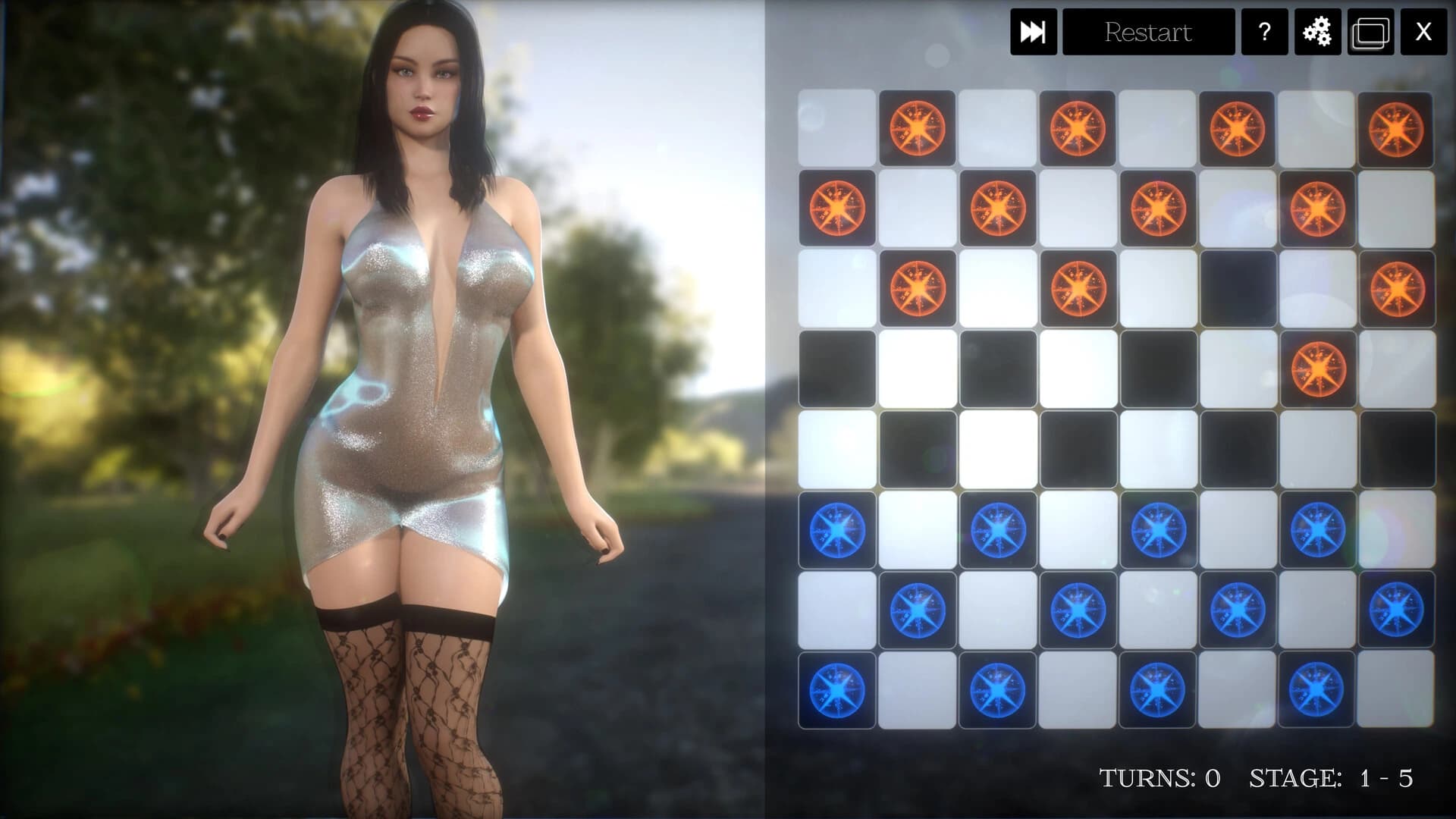 3D Hentai Checkers screenshot 6
