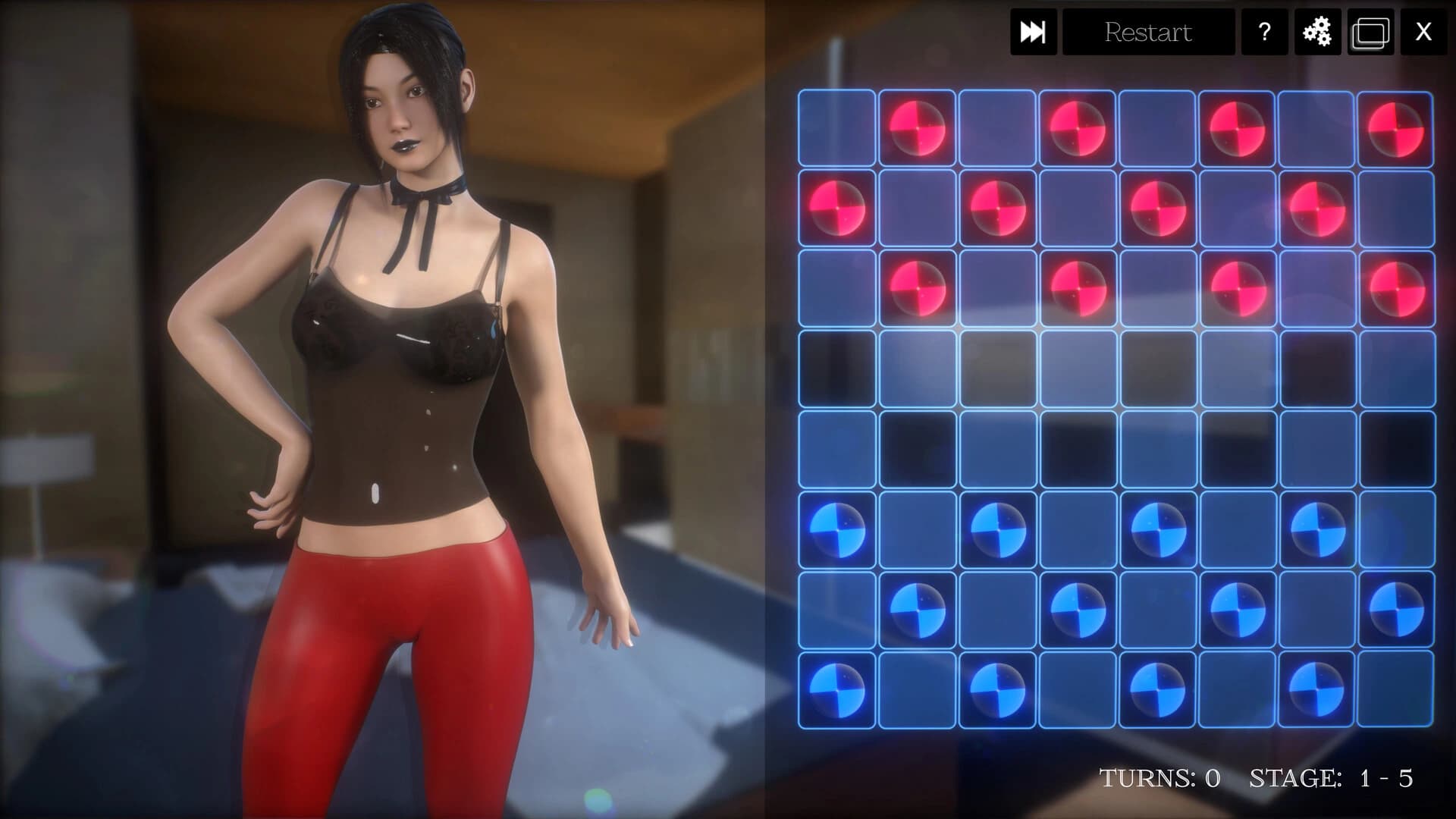 3D Hentai Checkers screenshot 4