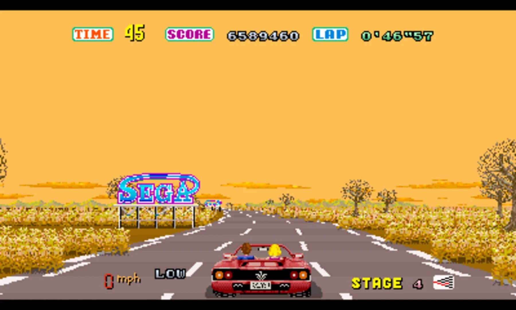 3D OutRun screenshot 3