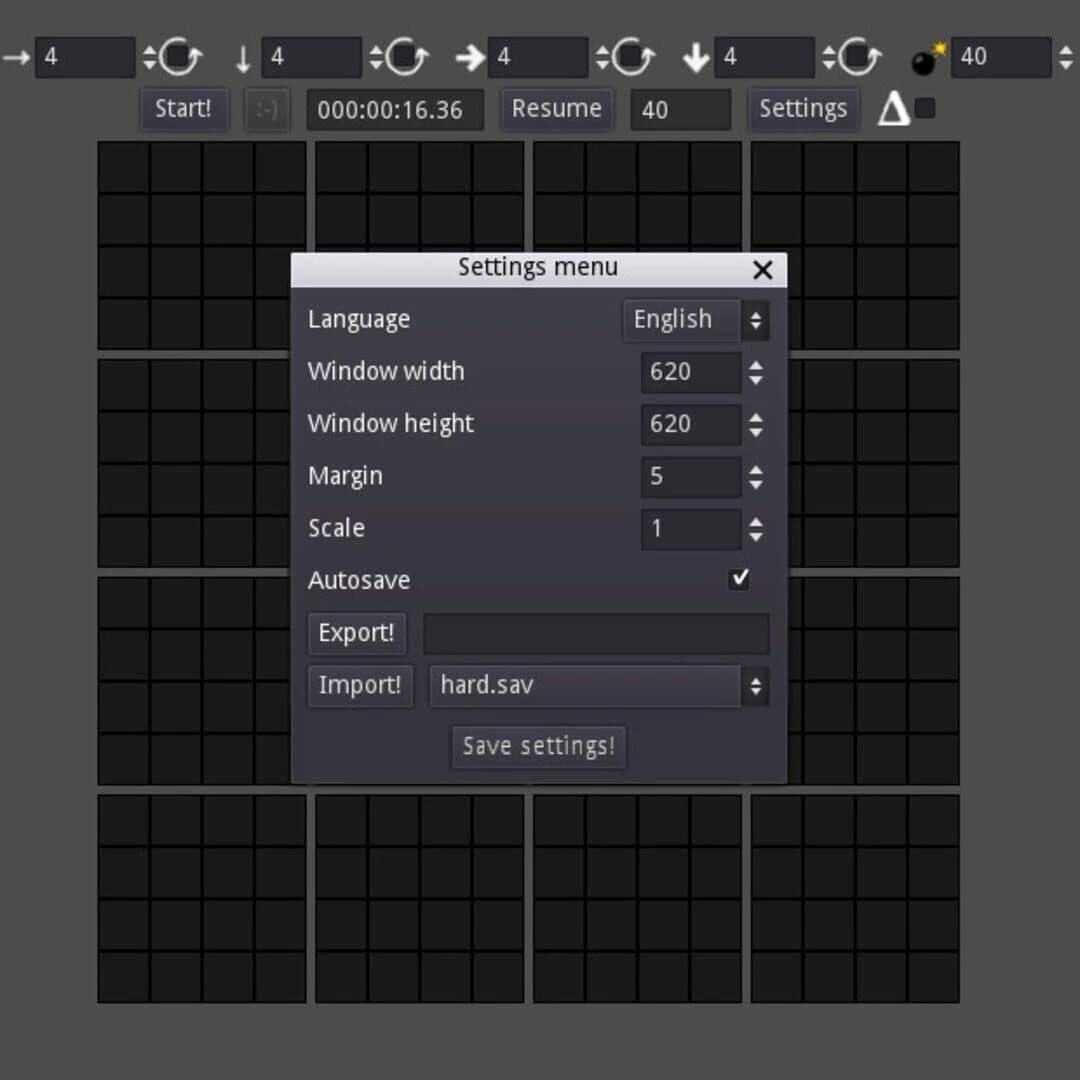 4D Minesweeper screenshot 5