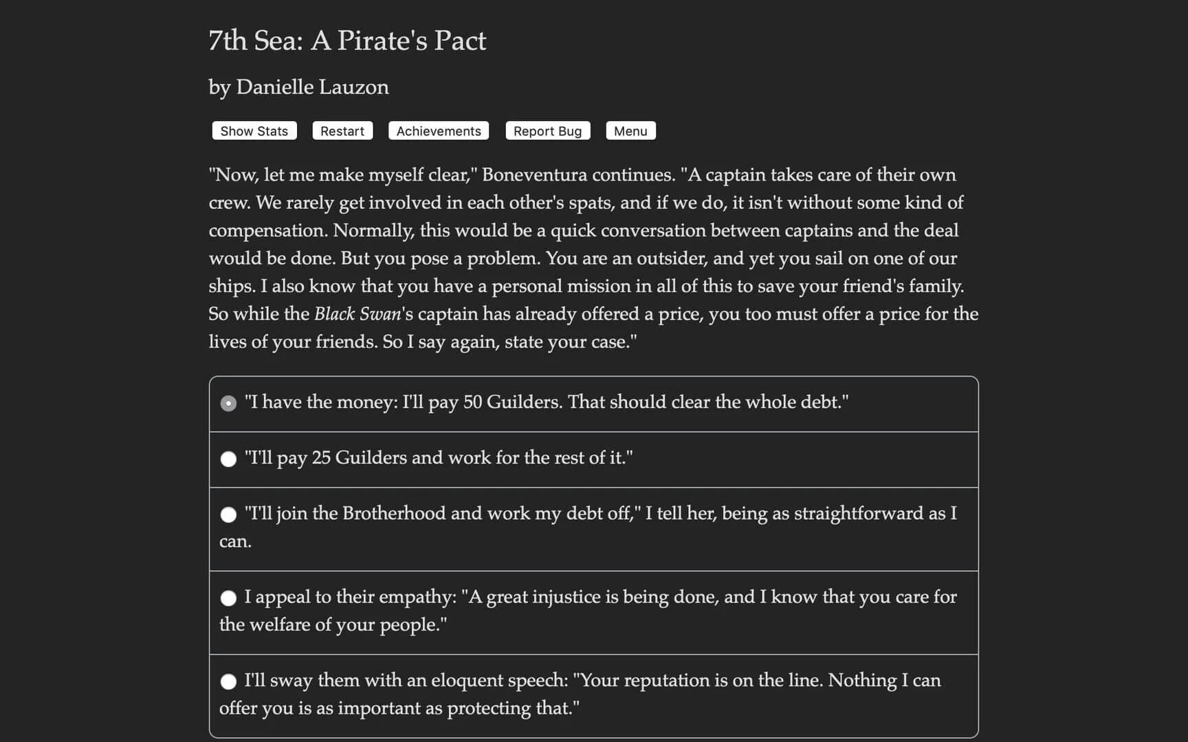 7th Sea: A Pirate's Pact screenshot 1
