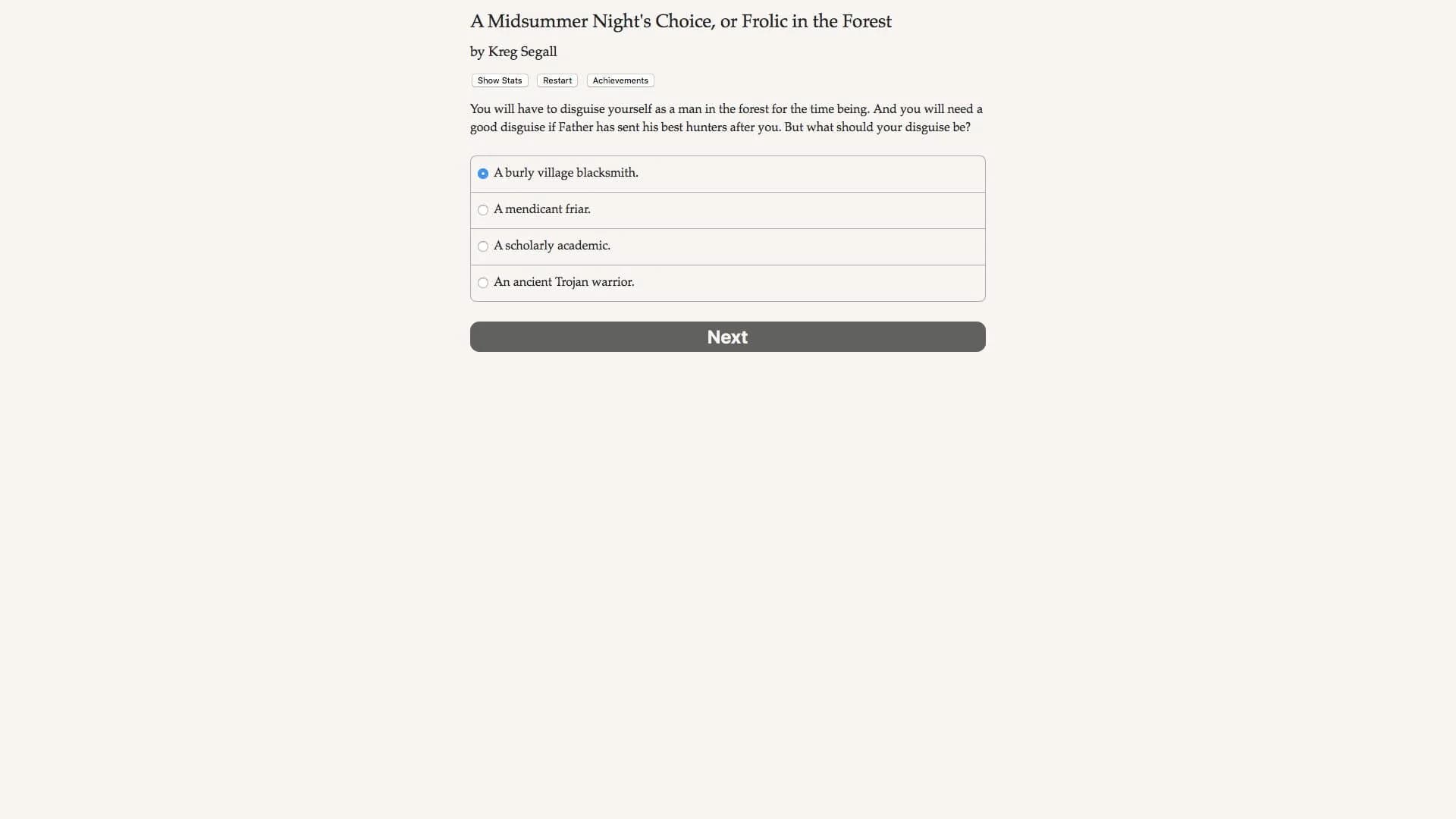 A Midsummer Night's Choice screenshot 4