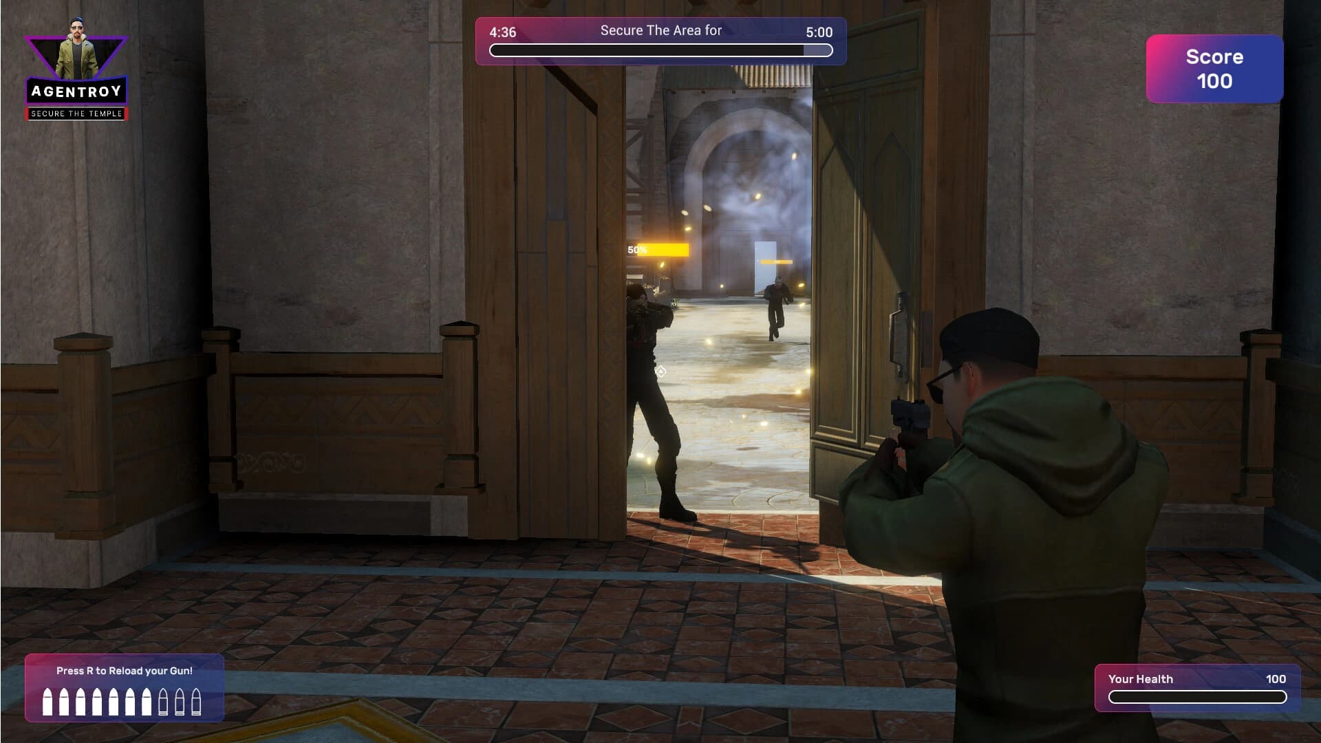 Agent Roy: Secure the Temple screenshot 6