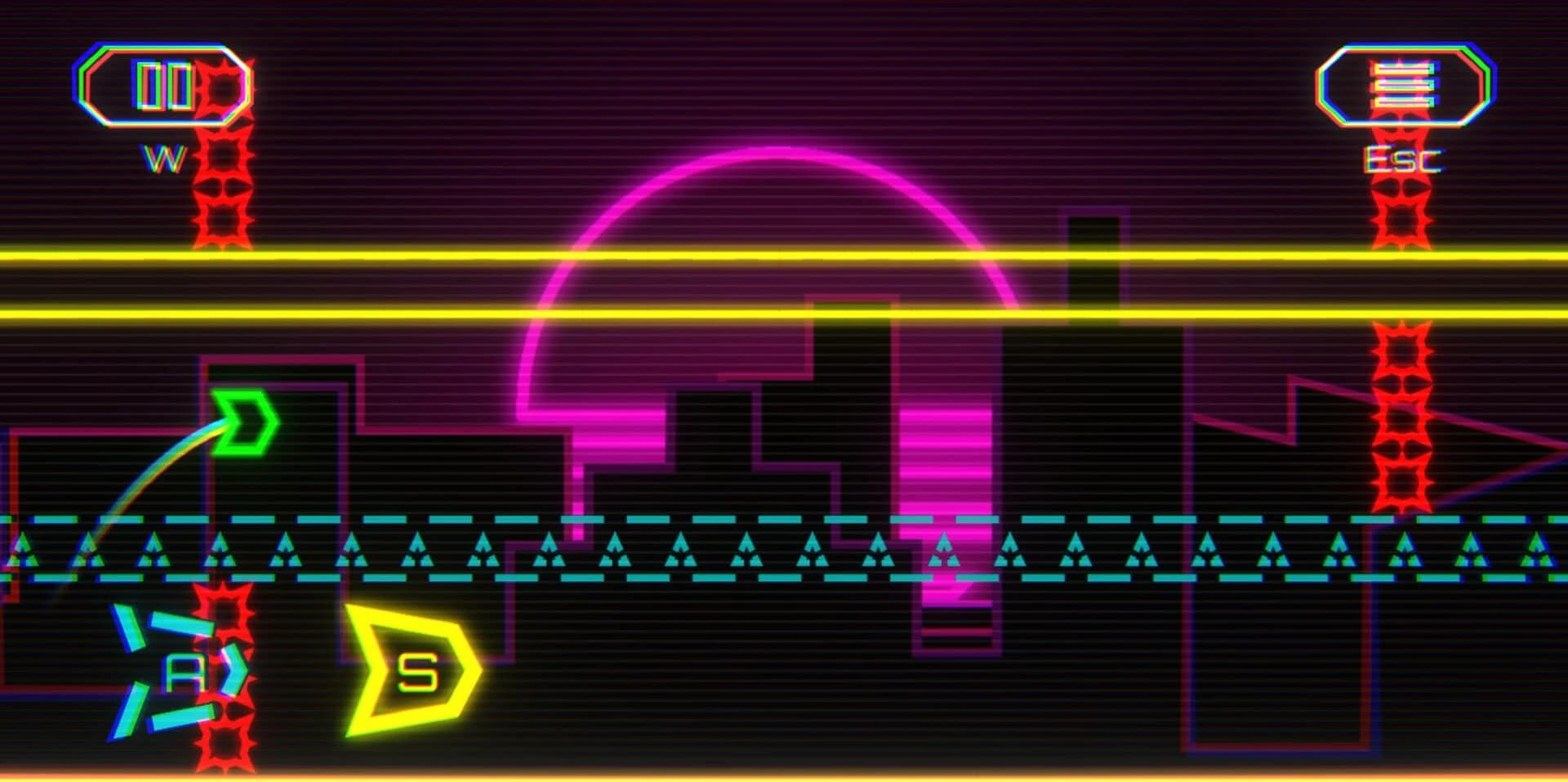 AH3AD: Retrowave Runner screenshot 2