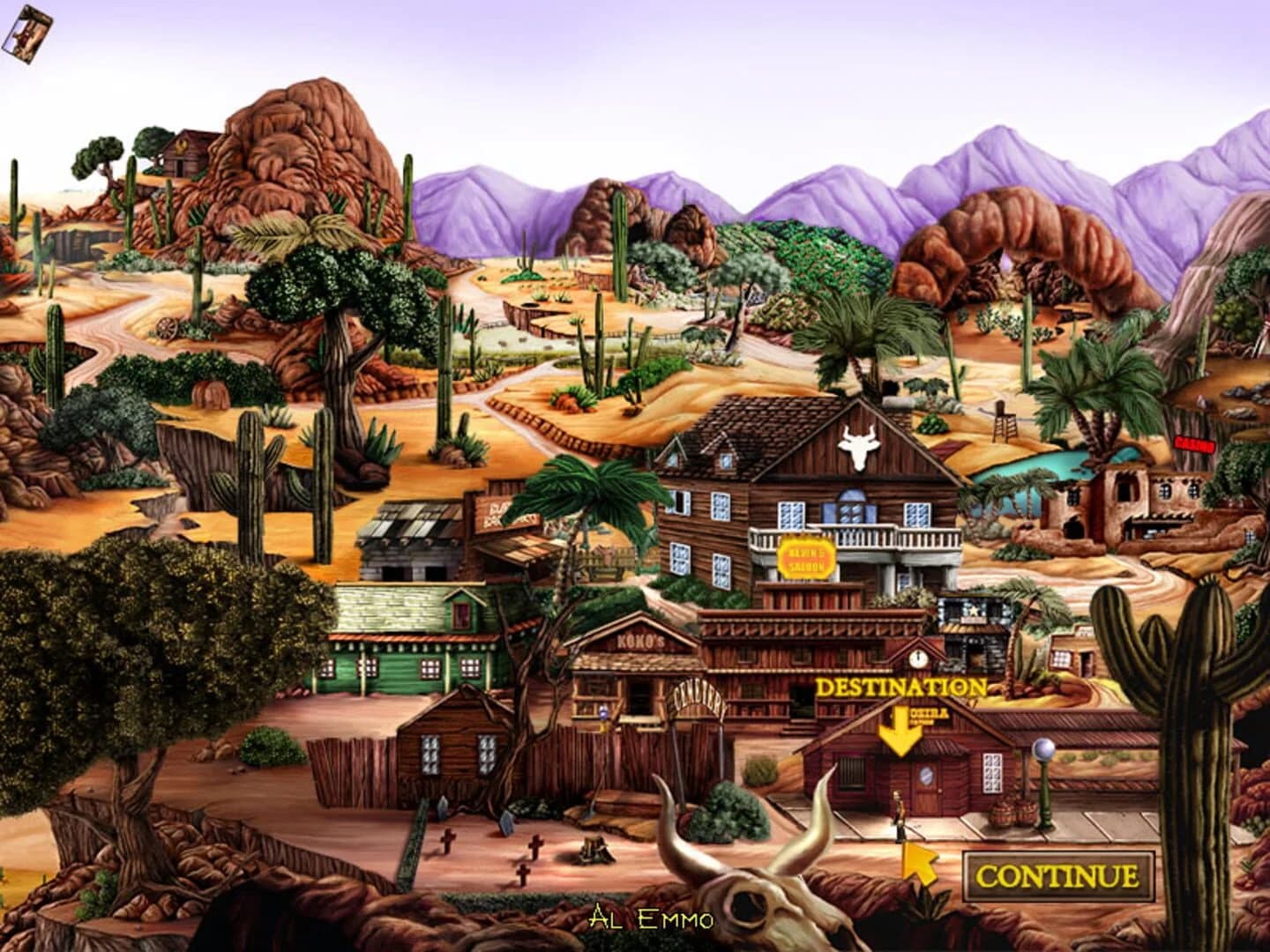 Al Emmo's Postcards from Anozira screenshot 2