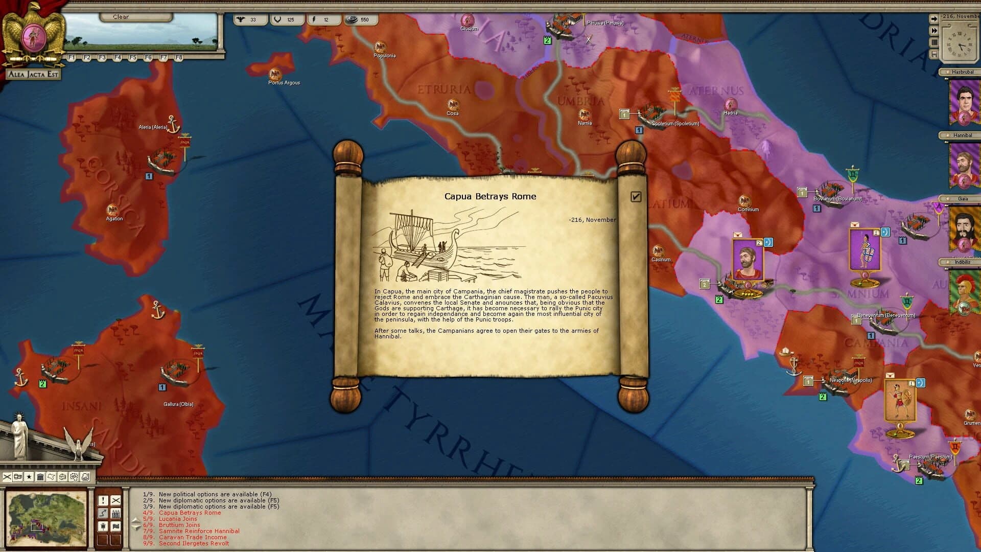 Alea Jacta Est: Hannibal Terror of Rome screenshot 1