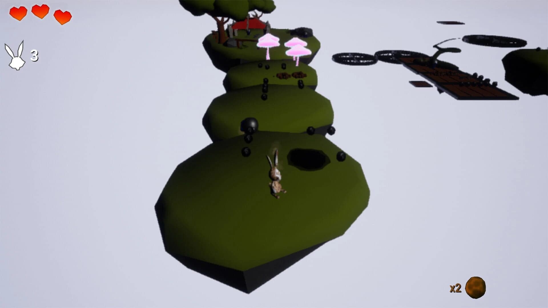 Angry Bunny 2: Lost hole screenshot 2