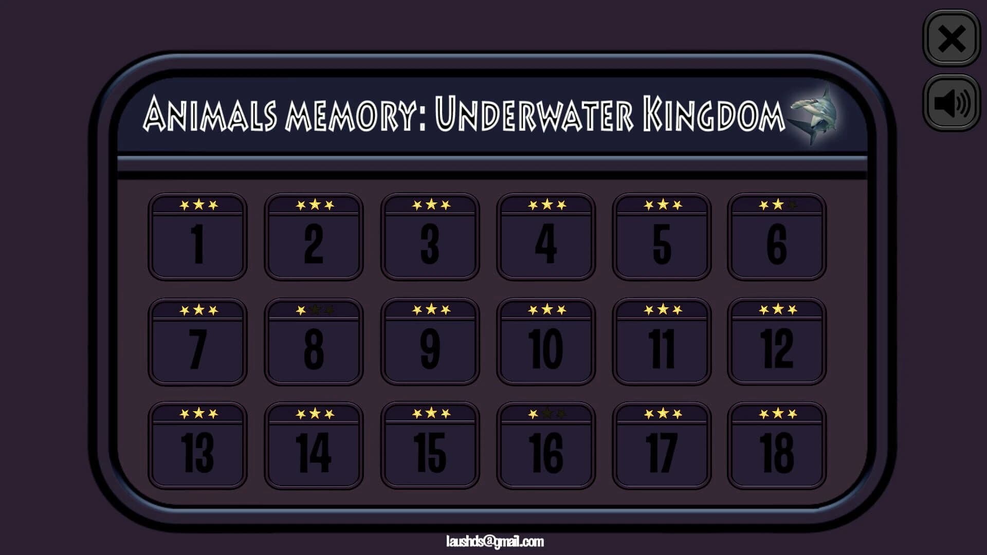 Animals Memory: Underwater Kingdom screenshot 2