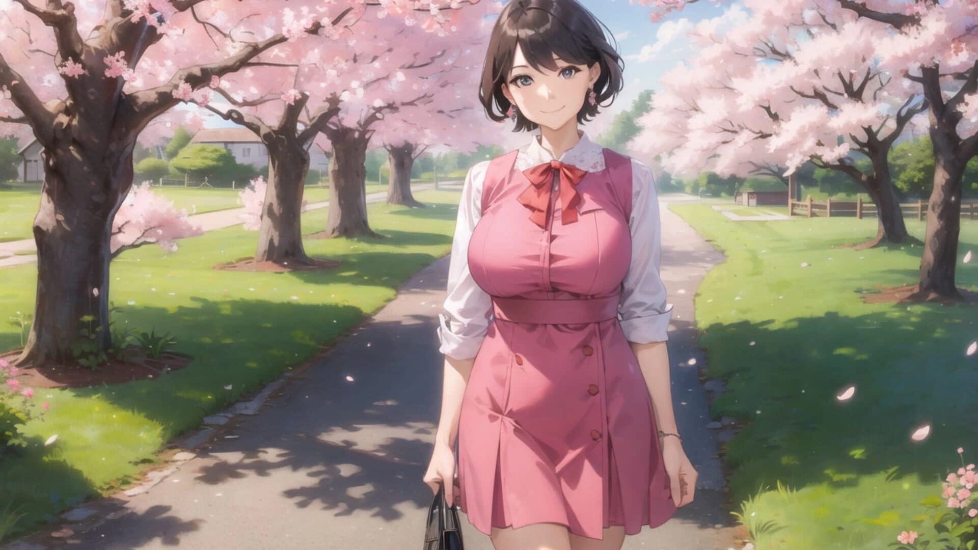 Anime Girls: Sakura Love screenshot 1