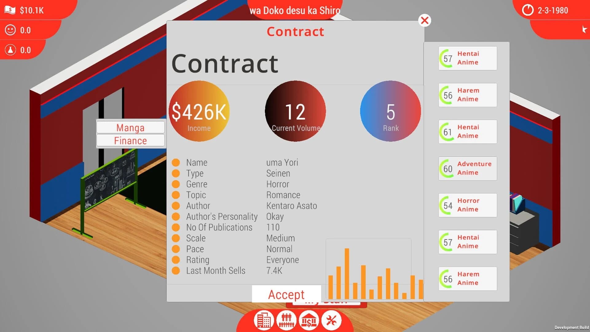 Anime Studio Tycoon screenshot 3
