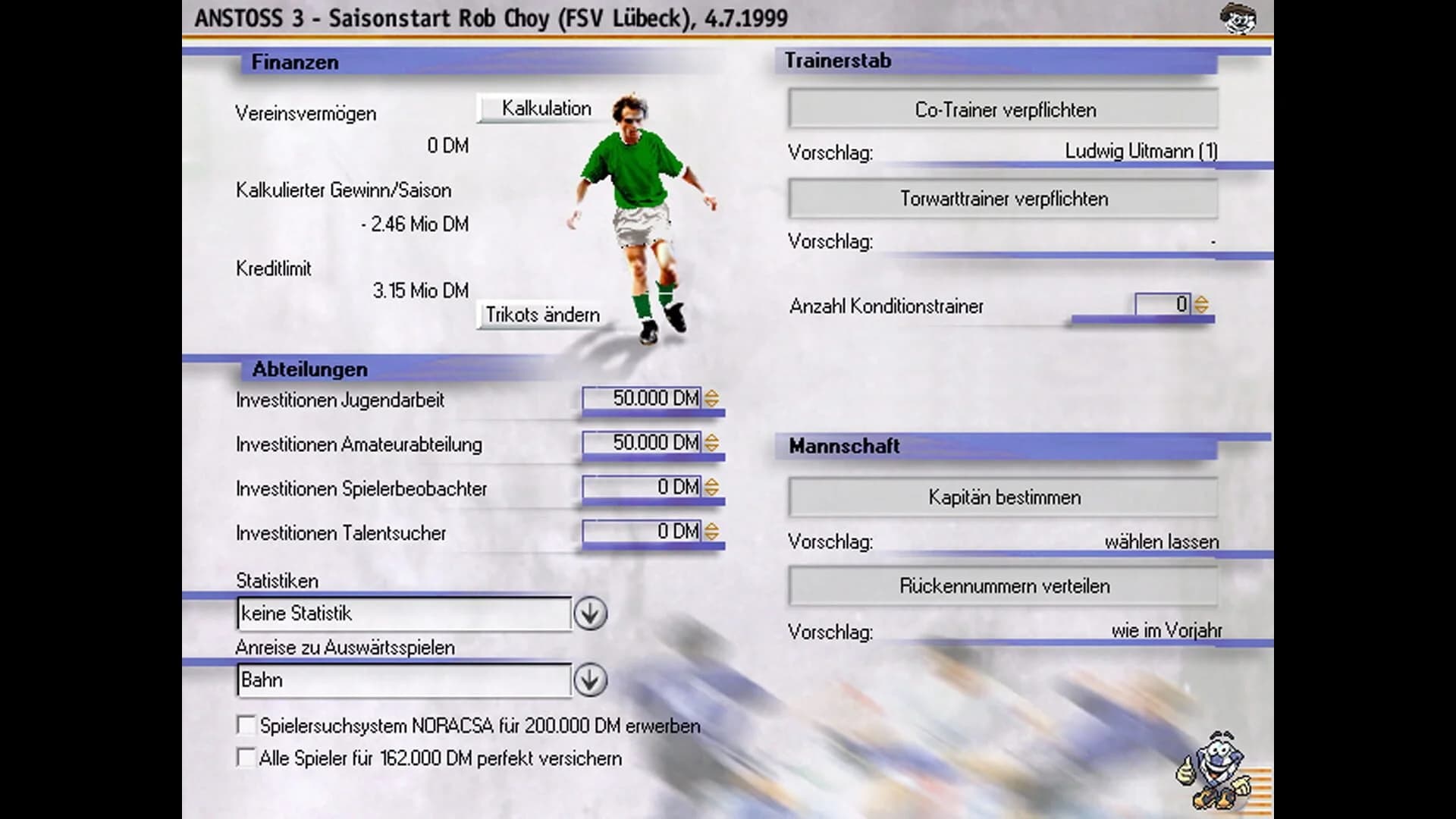 Anstoss 3 screenshot 5