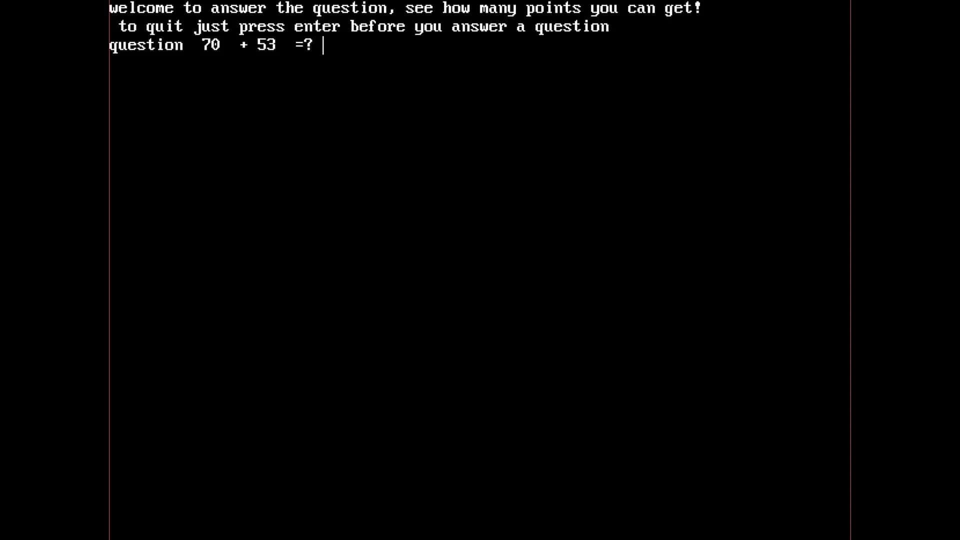 Answer the Question screenshot 4