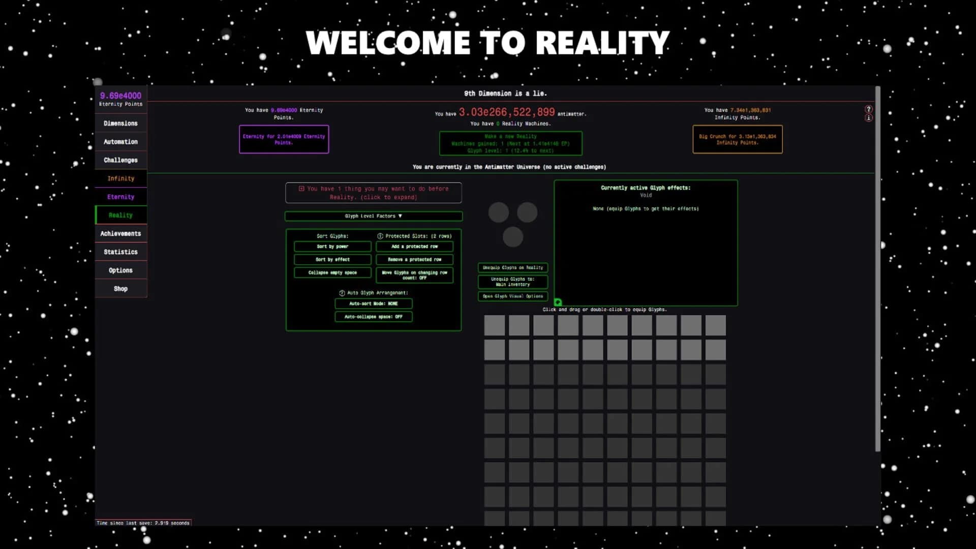 Antimatter Dimensions screenshot 5