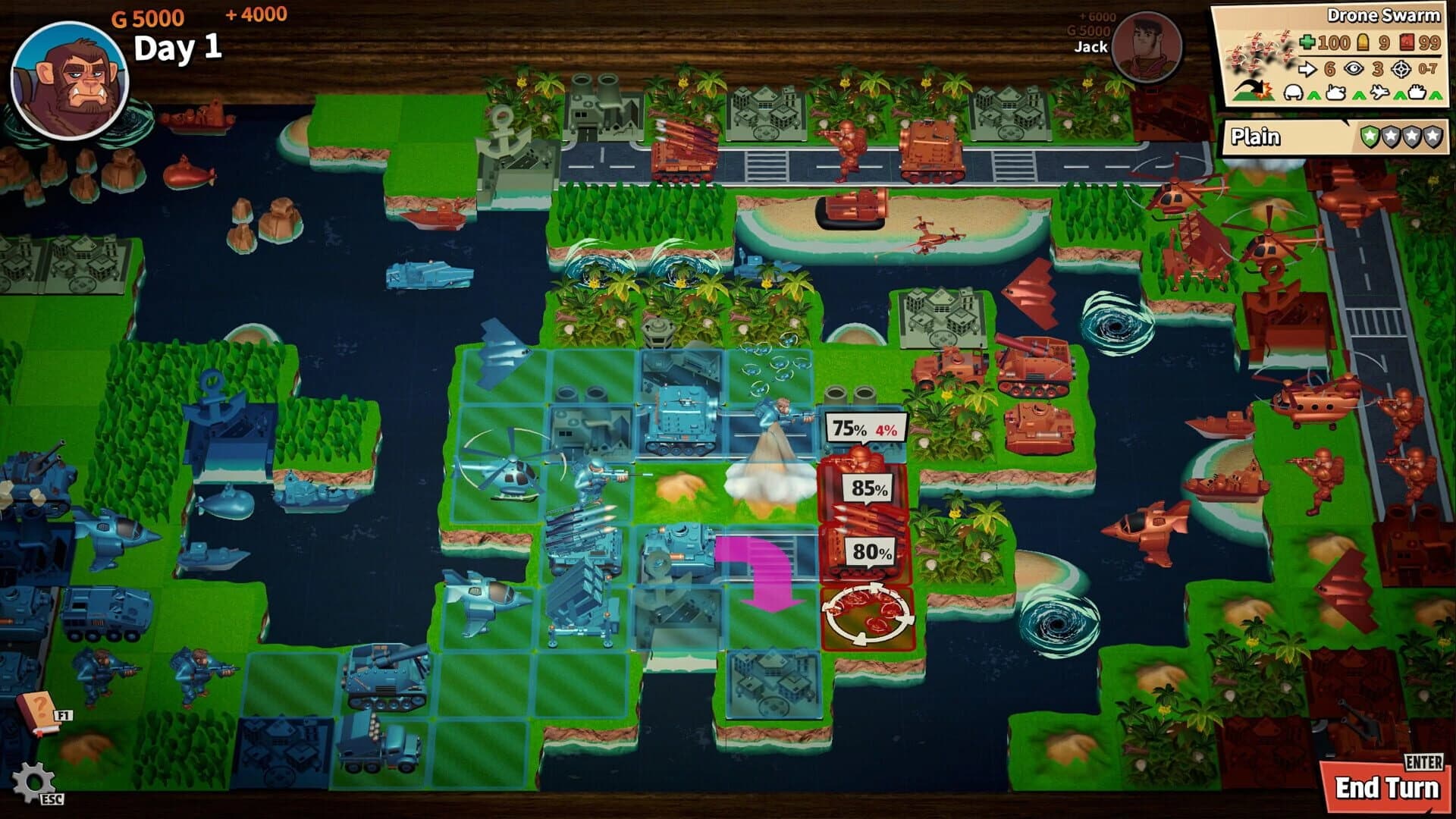 Apes Warfare screenshot 1