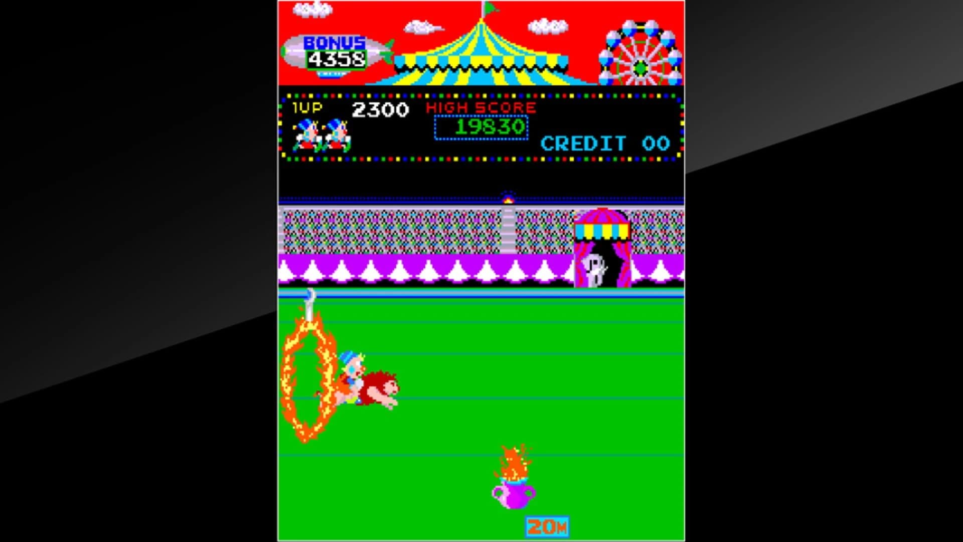 Arcade Archives: Circus Charlie screenshot 1