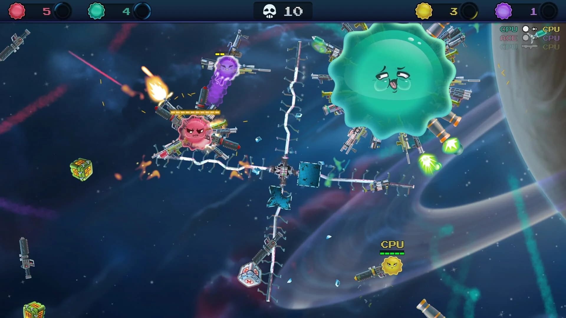 Armed and Gelatinous: Couch Edition screenshot 2