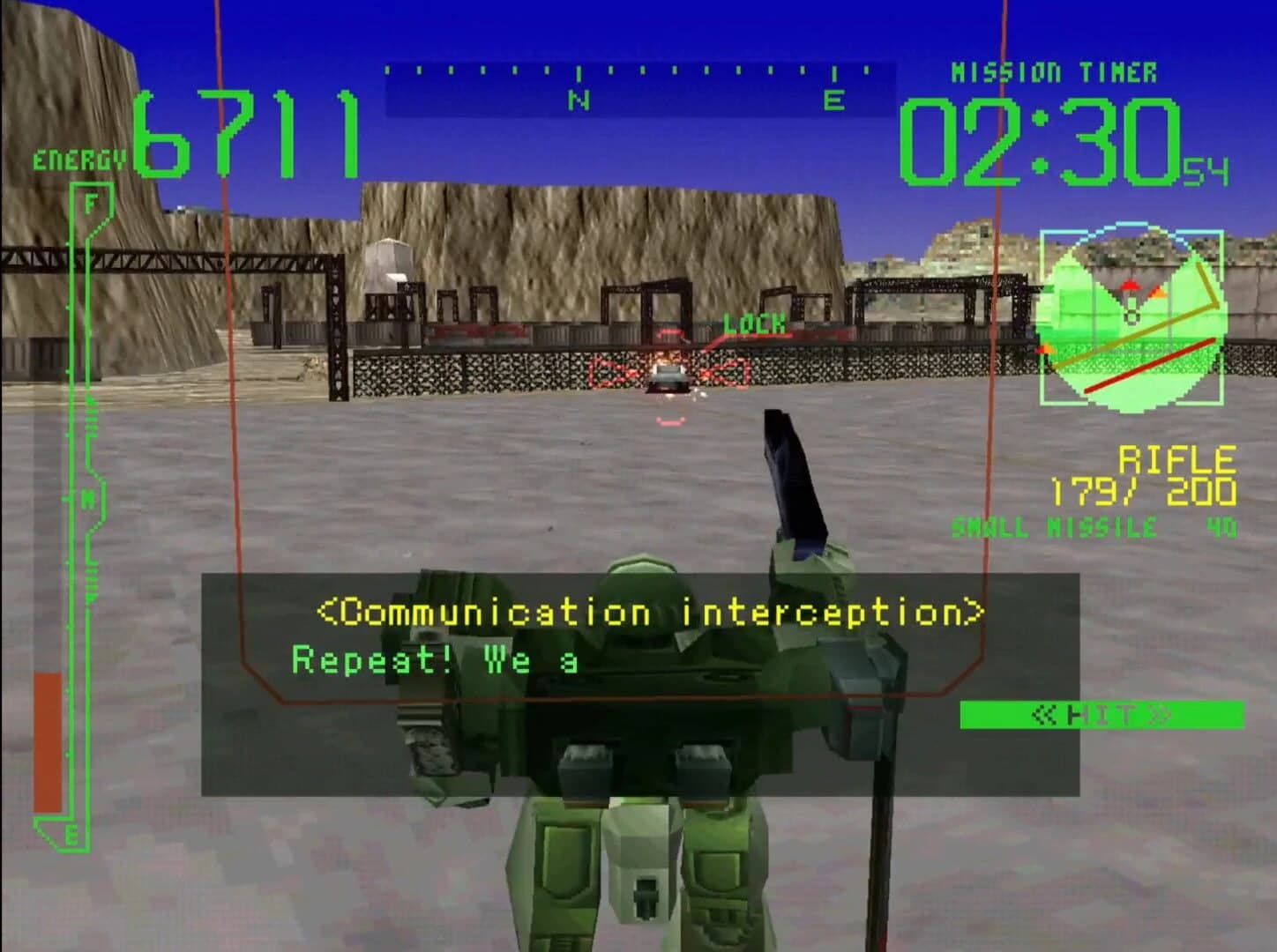 Armored Core: Project Phantasma screenshot 1